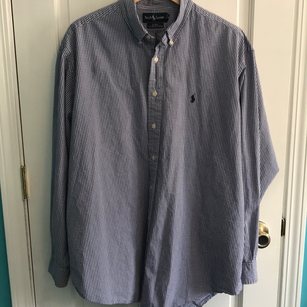 Men’s Ralph Lauren Blake button down size XL blue